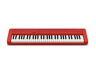 Casio, 61-Key Portable Keyboard (CT-S1RD), Red