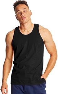 Hanes Men's X-Temp Tank Top 2 Pack, Black, Large