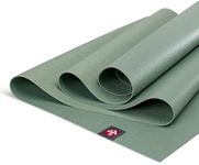 Manduka EKO Superlite Yoga Travel Mat – 1.5mm Thick Travel Mat for Portability, Eco Friendly and Made from Natural Tree Rubber. Superior Catch Grip for Traction, Support and Stability, 71 Inch, Leaf Green