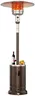 DIAMONDFORGE 50,000 BTU Patio Heater - Propane Patio Heater with Double-Layer Stainless Steel Burner, Space Heater, Outdoor Heaters with Wheels Used for Garden, Patio and Residential, Brown