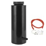 Aluminum Oil Catch Tank Can, Universal 3x7.5in Radiator Coolant Overflow Tank Extended Collector Tank Aluminum Jdm Container 800ml/27oz