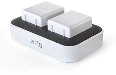 Arlo Certified Accessory | Dual Battery Charging Station, Charge Two Batteries, Designed for Arlo Pro 3, Pro 4, Pro 5, Ultra 2, Go 2 Security Cameras, White