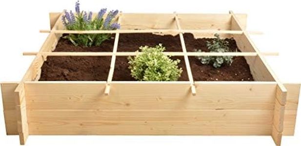 Esschert Design B1012 Wooden Square Meter Garden