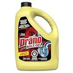 Drano Max Gel Drain Clog Remover and Cleaner, Unclogs and Removes Blockages from Showers and Sinks, 3.8L