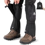 Gaiters for Hiking – Waterproof and Breathable Leg Gaiters for Women and Men Boots, Adjustable Lightweight Shoes Gaiters for Hunting, Hiking, Mountaineering, Snow Gaiters for Hiking Boots