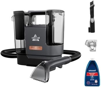 BISSELL SpotClean Cordless, Carpet Cleaner, Portable Spot Cleaner On the Go, Compact & Lightweight, Cordless Upholstery Cleaner, Stain Remover for Carpets, Upholstery, Sofa Cleaner & Car, 3681E