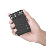 Portronics Luxcell Mini 10K Advanced 10000 mAh Smallest Power Bank with 22.5W Max Output, LED Indicator, Mach USB-A Output, Type C PD Output, Type C Input, Wake Up Button(Black)