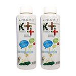 Foodie Puppies Aquatic Remedies K++ (220ml) (Pack of2) Potassium, Manganese, Macro Minerals Suitable for Fresh Water and Salt Water | Aquarium Plant Fertilizer with Free Key Ring