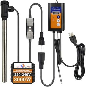 LASTINGCAPE 240V 3000W Fully Submersible Electric Portable Hot Tub & Large Pool immersion Water Heater with Temperature Control, GFCI Leakage Protection for Bathtubs, Baptismal, Buckets, Swimming Pool