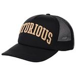 Lids Notorious Pop Culture Foam Trucker Adjustable Snapback Cap Black/Gold, Black/Gold, One Size