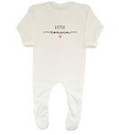 Shopagift Little Cousin Baby Sleepsuit Romper Gift White