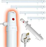 Elixir Gardens Low Energy TH01-B Tubular/Tube Heater Adjustable Thermostat Bathroom Greenhouse Garage Shed | 1ft,2ft,3ft,4ft Available | 1ft / 30cm / 60W