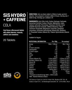 Science in Sport Hydro Electrolyte Tablets, Cola – Hydration Supplement