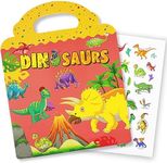 Reusable Sticker Book, Dinosaur Sti