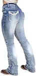 Flamingals Boot Cut Jeans for Women