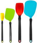 Dreamfarm Set of Essentials Silicone & Nylon Non-Stick-Safe Kitchen Cooking Utensils Set with Chopula, Mini Chopula, Supoon, & Mini Supoon - Party Mix