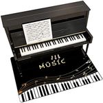 Piano Carpet for Upright Pianos, Soundproof Mat, Noise Reduction Blanket, Anti Vibration Mat, Non-Slip Rug for Electronic Drum, Floor, Guitar, Piano, Chair and Stool Pad BlackC-160x140cm