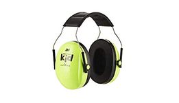 3M Peltor Children's Earmuffs H510AK - Neon Green Earmuffs for Children, Protects against Noise Levels in the Range of 87-98 dB (SNR 27 dB) in noisy environments, one size, S