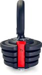 Strongology ELEMENT10 Home Fitness Black and Red Adjustable Smart Kettlebell from 1kg up to 10kg Training Weights