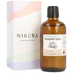 Nikura Pumpkin Spice Fragrance Oil - 100ml | Perfect for Soap Making, Candle Making, Wax Melts, Diffusers | Great for use in Bath Bombs, Perfume Oil, Potpourri | Vegan & UK Made