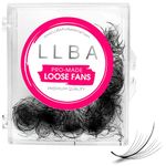 LLBA Promade Wispy Lash Extensions 9D 0.05, 100% Handmade Eyelashes Volume Fans, C Cc D Curls, 9-17 Mm Length, Long-Lasting, Easy Application (C 14 mm) (Packaging May Vary)