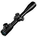 Paike 10-40X50 Rifle Scope Red Green Dot Illuminated Side Wheel Parallax Optic Sight