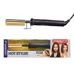 Red by Kiss Hot Comb Hair Straightener 232 Degrees, Small-Sized Teeth Electric Heating Comb, Pressing Comb Brush for Straightening Hair and Beard, Curling Iron for Natural Black Hair Beard Wigs
