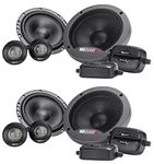 MB Quart (2) Pairs FSB216 6.5" 280 Watt Car Audio Component Speakers