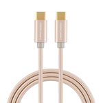 Type C Cable, CableCreation USB 3.1 USB-C to USB-C Cable(3A), Type C for Apple The Macbook, Chromebook Pixel,10ft/3M Color (Gold)