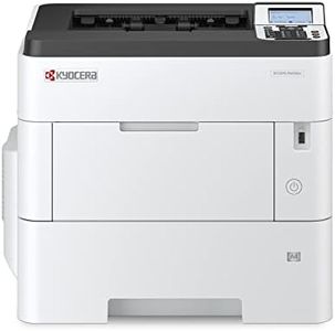 KYOCERA ECOSYS PA6000x Monochrome Laser Printer, 62 ppm, 600 x 600 dpi and Up to Fine 1200 dpi, 600 Sheet Tray, 100 Sheet MPT, Duplex, 5 Line LCD w/Hard Key Panel, Gigabit Ethernet, USB, 512 MB