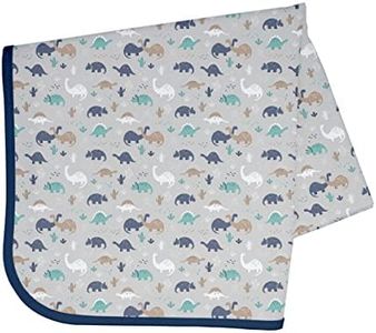 BapronBaby Desert Dinos Splash Mat - Waterproof Catch-All for Under High Chairs, Floors, Tables, Playtime or Arts & Crafts - Machine Washable - 45" x 45”