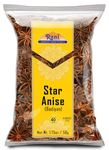 Rani Star Anise Seeds, Whole Pods (Badian Khatai) Spice 1.75oz (50g) ~ All Natural | Gluten Friendly | Non-GMO | Kosher | Vegan | Indian Origin