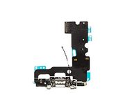 SPAREWARE® USB Charging Port Dock Connector Flex Cable with Microphone Part for iPhone 7 (White)