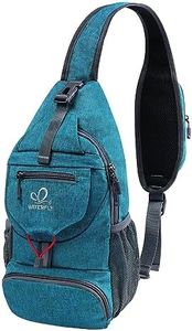 WATERFLY Packable Small Crossbody Sling Backpack Shoulder Chest Bag Daypack for Hiking Traveling