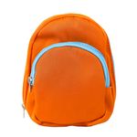 ThisDiabetic Diabetic Supply Bag Diabetes Travel Organizer for Insulin Pen, Test Strips, Glucose Meter, Needles and other Equipment, Adorable Mini Backpack Design - 5 x 6 x 3 inches - Orange