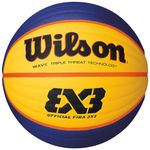 Wilson Unisex-Adult FIBA 3X3 Game Basketball, Orange, Intermed