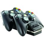 Charge Base S - 2 Port Controller Charger with 2 Rechargeable Batteries for Xbox 360 - Standard Edition