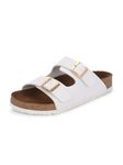 EL PASO Off White Faux Leather Fashionable Platform Heels Cork Sole Sandals for Women & Girls - 3 UK