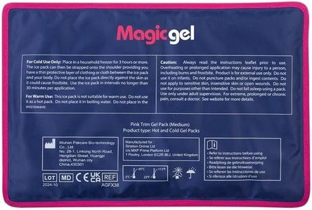 Magic Gel Impacco Ghiaccio Gel Riutilizzabile per Infortuni - Dimensione Media - Borsa Ghiaccio Riutilizzabile per Gonfiore, Lesioni, Sollievo dal Dolore, Crioterapia