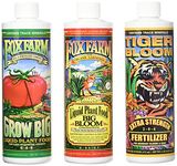 Fox Farm Liquid Nutrient Trio Soil Formula - Big Bloom, Grow Big, Tiger Bloom Pint Size (Pack Of 3)