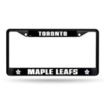 Rico Industries NHL Toronto Maple Leafs Black 12" x 6" Black Metal Car/Truck Frame Automobile Accessory