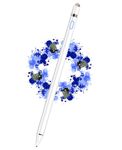 DOGAIN Stylus Pen for iPad and Touchscreens - Active Digital Fine Point Pencil with Dual Touch Function - Compatible with iPad Pro/Air/Mini, iPhone, Samsung, iOS, Android - White