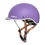 Bike Helmet, OnBros Helmet Adult Men and Women, Scooter Skateboard Bicycle Helmets Adult, Road Bike Helmet (Purple)