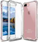 Rival Gadget Shockproof Gel Case for iPhone 6 Plus/iPhone 6S Plus Clear Bumper back Case Soft TPU Silicone Case Cover[Drop Protection] Crystal Gel Case