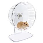 MIDOGAT Super Silent Hamster Wheel, 8.3in Hamster Wheel with Adjustable Stand, Suitable for Hamsters, Gerbils, Hedgehogs and Other Small Animals - Upgraded Version