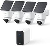 AOSU T2 Ultra 4-Cam Kit, 4K Solar Security Cameras Wireless Outdoor, Home Security Camera System with TrueColor Night Vision, AI Recognition&Motion Track, 360°Pan&Tilt, Expandable 16TB Local Storage