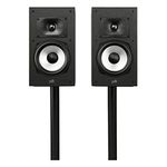 Polk Monitor XT20 Pair of Bookshelf or Surround Speakers - Hi-Res Audio Certified, Dolby Atmos & DTS:X Compatible, 1" Terylene Tweeter & 6.5" Dynamically Balanced Woofer (Pair, Midnight Black)