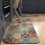 DeoxysKitchen Mat Anti-Slip Waterproof Soft Diatomite Mat Kitchen Floor Mat Oil-Proof Long Kitchen Carpet Bathroom mat Floor Mat Long Carpet Kitchen Rug-(40cm x 60 cm, 40cm x 120cm) (G-96)