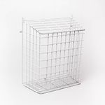 MAIL MORE Door Letter Box Cage, Post Box Cage for Door, Front Door Mail Catcher Basket, Front Door Letter Catcher, Door Letterbox Cage, Fix on Letter Plate, Screws Fixing Required, Supplied