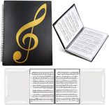 Sheet Music Folder, 4-Page Expandable Music Folder, A4 Score Folder, File Storage Folder, Documents Storage Folder, Binder Music Folder, Organizer for Storage, Spiral Binder Organizer for Music Stand